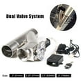 thumbnail image 3 of Thinsony Dual Valve Downpipe - Premium Stainless Steel Easy Installation Core Rod Bending Strength silver 3 inches（76mm), 3 of 6