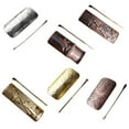 thumbnail image 4 of Cucharas de Té chinas de metal Zulema Hoja de loto plateada, 4 of 8