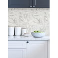 thumbnail image 4 of InHome Grey Mila Marble Peel & Stick Rolled Backsplash, 4 of 8