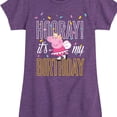 thumbnail image 3 of Peppa Pig - Birthday - Girls Toddler And Youth Fitted Short Sleeve Tee, 3 of 5