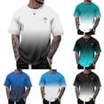 thumbnail image 3 of FUZHIQ Mens Workout Shirts Cotton Soft Loose Fit Crew Neck Going Out Tee Tops Summer Short Sleeve Tee Shirts for Men,L, 3 of 7