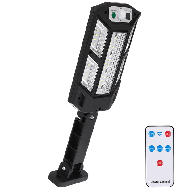 Lámpara solar de 43 LED con sensor de movimiento, IP65, resistente al agua, para exteriores, para jardín y patio.