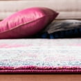 thumbnail image 5 of SAFAVIEH Evoke Mladen Vintage Traditional Area Rug, Fuchsia/Navy, 6'7" x 6'7" Round, 5 of 7