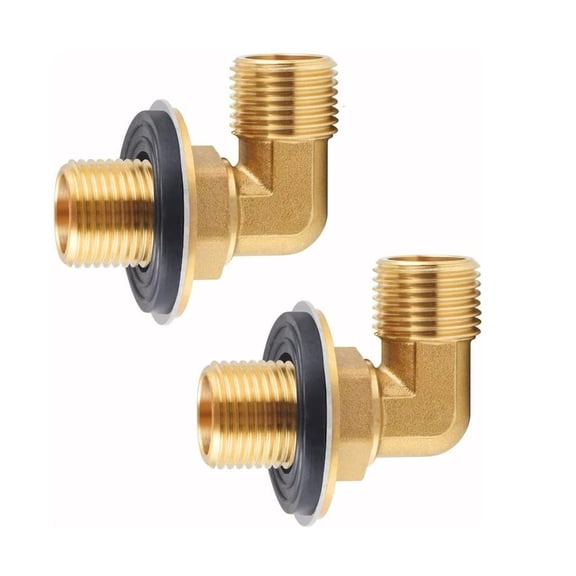 2Pcs Commercial Faucet 90 Degree Elbow Joint Plumbing Fittings Enduring