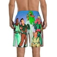 thumbnail image 3 of Real Ghostbusters Men's Beach Shorts Swim Trunks Casual Quick Dry Board Shorts Swimwear with Mesh Lined and Pockets, 3 of 8
