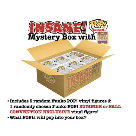 FUNKO POP! MYSTERY BOX WITH CONVENTION EXCLUSIVE LOT OF 6 FUNKO POP! VINYL FIGURES