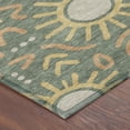 thumbnail image 3 of Addison Rugs Chantille Indoor/Outdoor Transitional Bohemian Basil Machine Washable Rectangle Rug, 5' x 7'6", 3 of 8