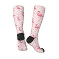 thumbnail image 4 of Easygdp Cute Flamingo With Heart Fashionable Adult Sockings&Sports Sockings&Breathable Sockings, Non-Pilling,Contrasting Color Design, 4 of 9