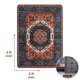 thumbnail image 5 of Sonoro Kate Alfombras 2x3 para Salón Recámara, Alfombra Interior Boho Antideslizante Lavable a Máquina, Rojo-azul, 5 of 7