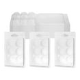 thumbnail image 2 of Siruishop 100 Pieces Candles Melt Clamshells Models for Wickless Tarts Candles Easy to Use Round, 2 of 8