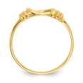 thumbnail image 2 of 14K Yellow Gold Ring Band Themed Love Knot , Size 7, 2 of 5