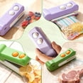 thumbnail image 2 of 2025 New Handheld Rechargeable Sealing Machine, Small Packaging Sealing Machine, Suitable for Potato Chips and Snacks, Crocodile-Shaped Portable Kitchen Sealing Machine.,Purple, 2 of 7