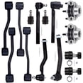 thumbnail image 2 of ECCPP - 14PCS Front Inner Outer Tie Rod End Sway Bar Link Lower Upper Ball Joint Wheel Hub Bearing Compatible Fit 1999-2004 For Jeep For Grand Cherokee Suspension Kit, 2 of 5