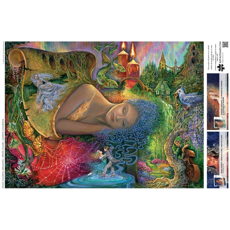 Buffalo Games Josephine Wall Colorful Dreaming 1000-Piece Fantasy Puzzle photo 3