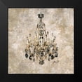 thumbnail image 2 of Wiley, Marta G. 12x12 Black Modern Framed Museum Art Print Titled - Champagne Chandelier, 2 of 5