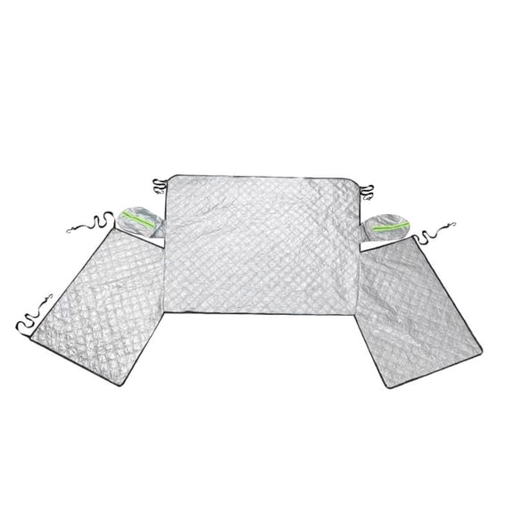 Winter Car Windshield Snow And Frost Cover With Side Mirror Protection Insulated Waterproof And Easy To Install