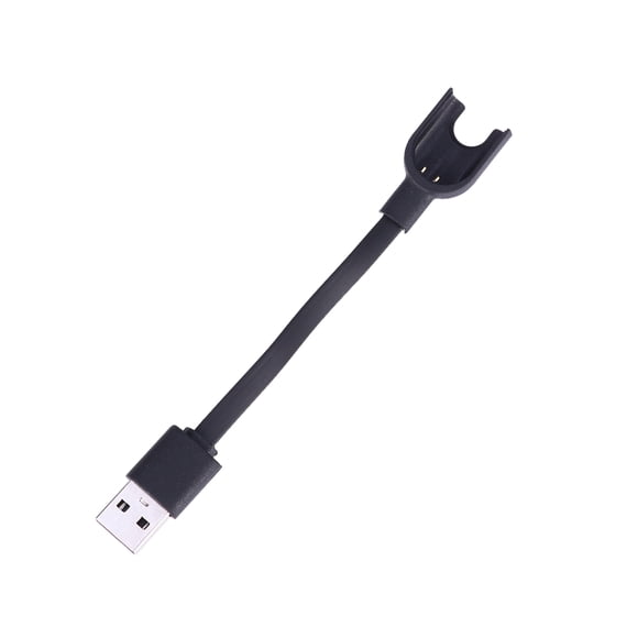 CIMAXIC Câble de Chargement Cordon de Remplacement Chargeur USB pour Xiaomi Mi Band 3 Bracelet Intelligent Bracelet Moniteur de Fréquence Cardiaque Mise en Forme (Noir),5.12"X1.18"X0.79 Pouces