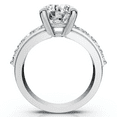 thumbnail image 3 of Pompeii 2ct Round Diamond Solitaire Engagement Ring 14k White Gold Lab Grown (FG,VS), 3 of 3