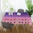 thumbnail image 3 of Yayeee Tablecloths 60" x 120" Rectangle Wrinkle Resistant Party Table Cover, Gradient Love, 3 of 8