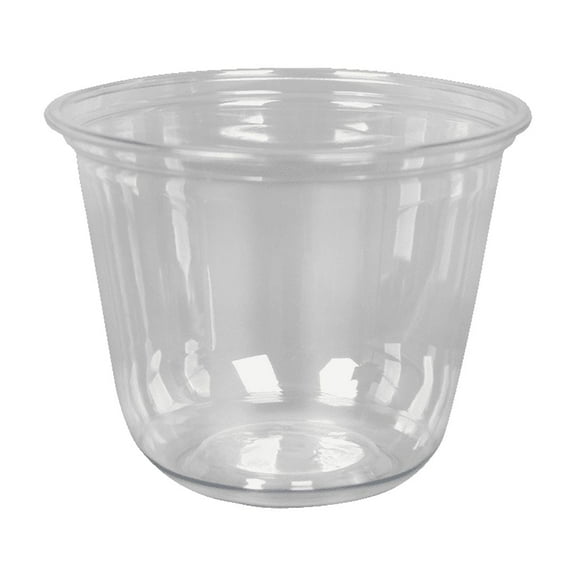 Karat [1,000 ct] 12oz Clear Plastic Cups, U-Shape PET Cups (98mm)