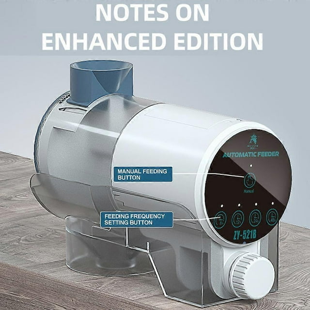 Automatic Fish Feeder Electric Fish Food Dispenser with Timer Support Auto/Manual Mode for Aquariums or Fish Tanks