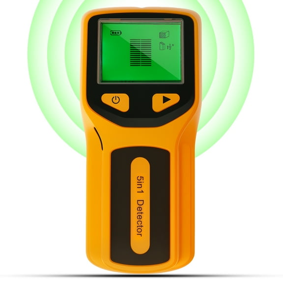 Stud Finder Wall Scanner 5 in 1 Multifunctional Stud Finder Tool with LCD Display Audio Alarm for Center and Edge of Metal AC Wire