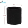 thumbnail image 5 of Sports Absorbent Wristbands for Men and Women - 6 Pack - Black Wristbands for the Gym, Tennis or Running - Absorbent Sponge Armband - Sponge Headband, 5 of 5