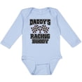 thumbnail image 3 of Inktastic Racing Buddy Girls Car Flags Girls Long Sleeve Baby Bodysuit, 3 of 5
