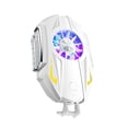 thumbnail image 1 of Seitruly Ventilador de refrigeración para teléfono móvil, radiador portátil, 3 marchas, ajustable, recargable, Universal, Cool Gaming, accesorio de Teléfono y Comunicación Blanco, 1 of 6