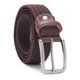 thumbnail image 1 of Minnieouse Cinturón trenzado Mujeres Hombres Pantalones Cintura Ropa decorativa Cintura Banda Casual Holeless Pin Hebilla Correa de nylon Transpirable Cinturones Marrón Minnieouse AP012253-02, 1 of 6