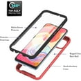 thumbnail image 6 of Case for Galaxy A04E,Galaxy A03 164mm Case,Slim Full-Body Rugged Stylish Protective Clear Back Hybrid 3-in-1 Case with Built-in Screen Protector Phone Case for Samsung Galaxy A04E 4G (Red), 6 of 12