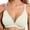 White, variant on ,2025 New Jelly Seamless Bras for Women Deep V-Neck Mesh Lace Wireless Bras Smoothing Push up Bralettes Full Coverage No Underwire Bra Soft Comfy Breathable Bra Black XL