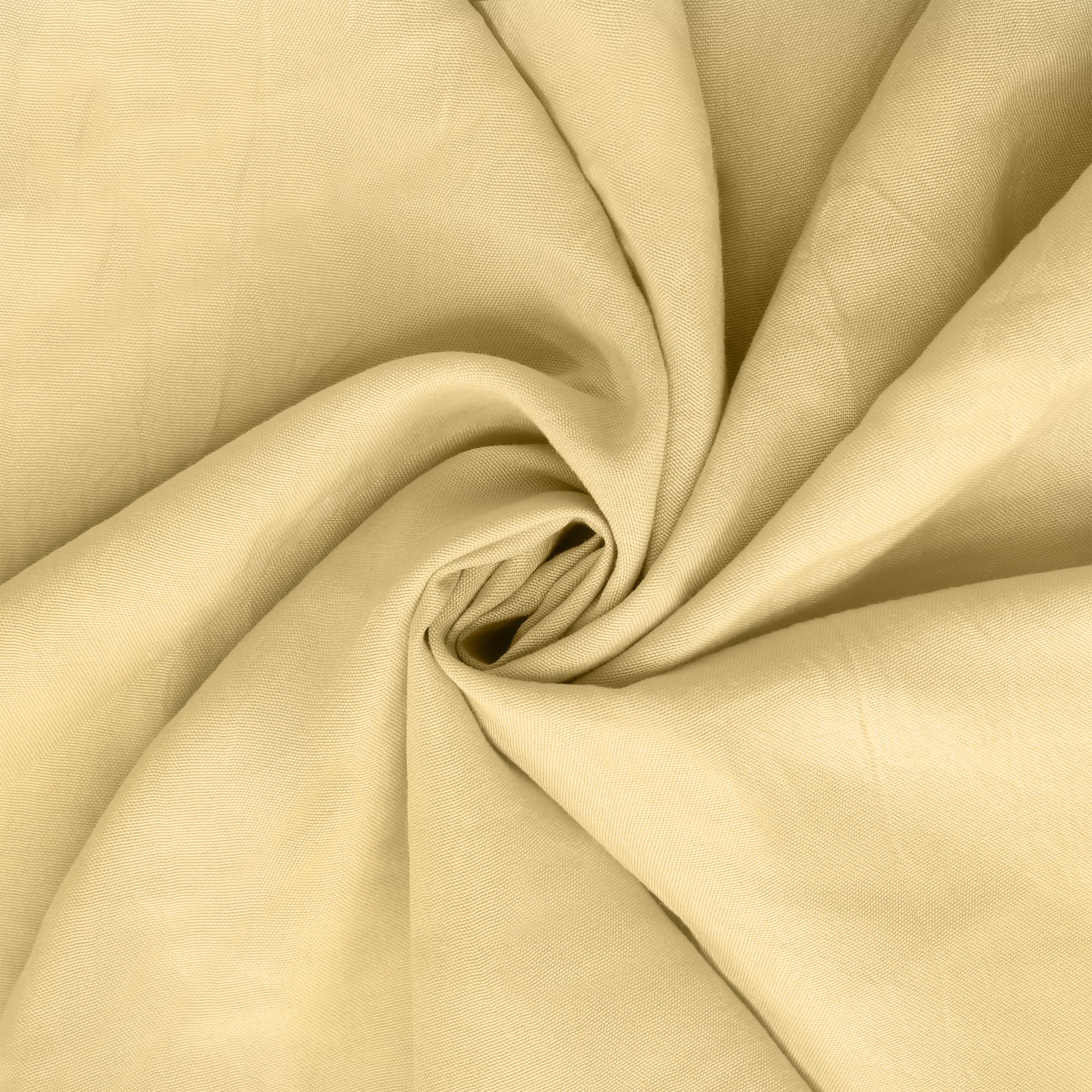 Hannah Crinkle Textured Microfiber Curtain Panel 52" x 63" in Yellow