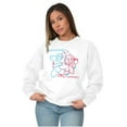 thumbnail image 4 of Video Game MegaMan ProtoMan Sketch Unisex Plus Size Sweatshirt Brisco Brands 2X, 4 of 5