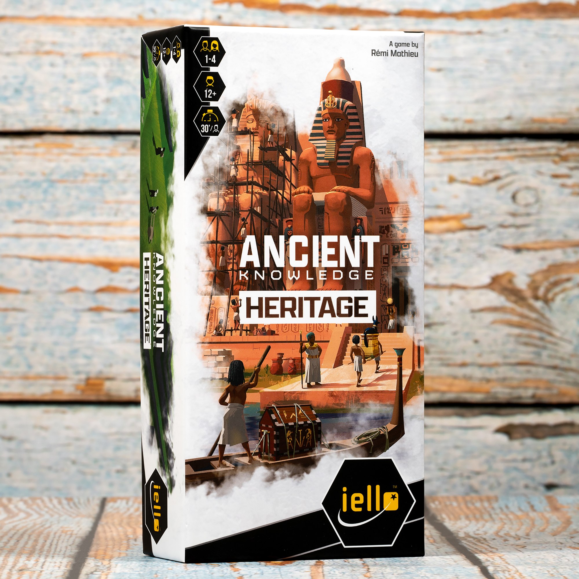 IELLO: Ancient Knowledge Heritage - Strategy Card Game Expansion, Tableau Building Board Game, New Cards & Effects, Ages 12+, 1-4 Players, 60 Min