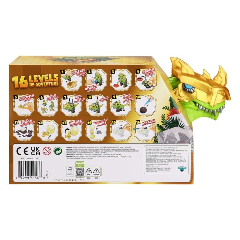 Walmart Exclusive: MEGA Treasure X Dino Gold Battle Rex Toy