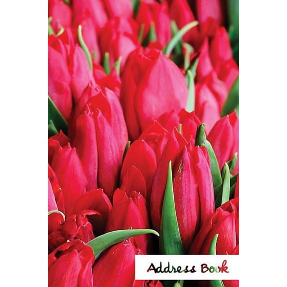 Address Book Flower Edition.: Address Book.: Glossy And Soft Cover, Large Print, Font, 6" x 9" For Contacts, Addresses, Phone Numbers, Emails, Birthday And More. (Paperback)(Large Print)