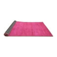 thumbnail image 2 of Ahgly Company Indoor Round Abstract Pink Modern Area Rugs, 7' Round, 2 of 4