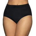 thumbnail image 4 of 3 Pairs Vanity Fair Women's Beyond Comfort Brief Modal 13251, Size 7, Black, 4 of 9