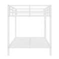 thumbnail image 6 of Bellemave Full Over Full Bunk Beds, Heavy Duty Metal Bunk Beds with Ladders, Industrial Style Bunk Bed Under-Bed Storage Space, No Box Spring Needed（White), 6 of 8