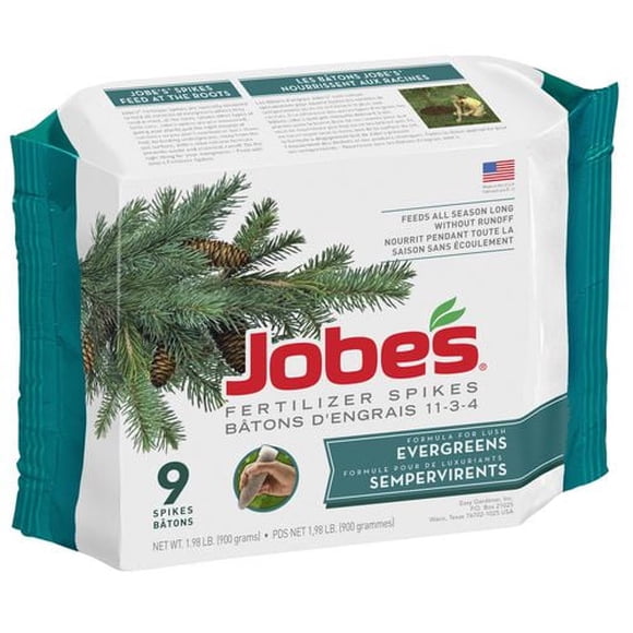 Jobe's Evergreen Fertilizer Spikes 9pk