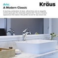 thumbnail image 3 of KRAUS Arlo Brushed Gold Tall Vessel Bathroom Faucet with Pop-Up Drain (2-Pack), 3 of 12