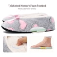 thumbnail image 2 of Ecetana Women's Fuzzy Slippers Warm Plush House Shoes Slip On Winter Cozy Bedroom Slippers, 2 of 4