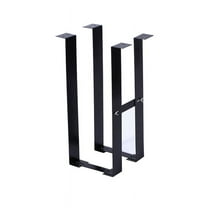 1 Set Under Desk PC Mount Bracket for Computer Case Computer Mainframe Hanger Host Box Stand Bracket Rack Black