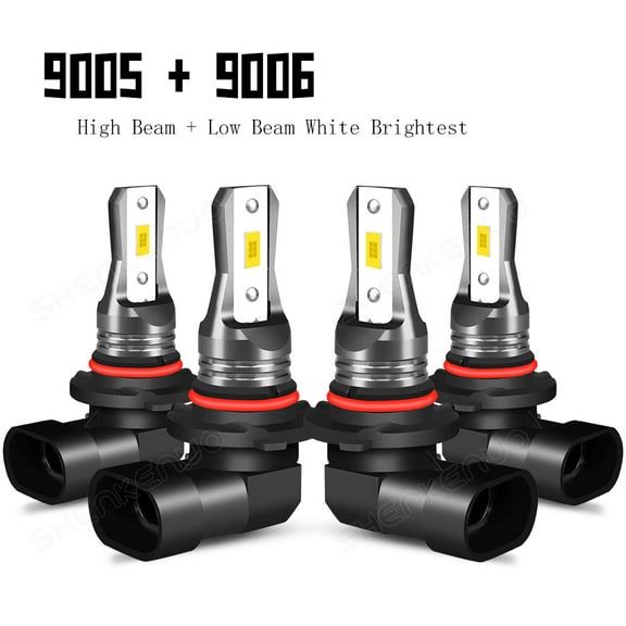 For GMC Yukon Denali 2001-2006 - 4PC 6000K LED Headlight High / Low Beam Bulbs