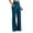Sky Blue, variant on Women’s High Waisted Wide Leg Yoga Pants with Side Slit, Stretch Dress Pants Casual Business Work Trousers with Pockets, Loose Fit Athletic Lounge Pants for Office Travel Workout