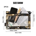 thumbnail image 4 of FORMRS 2 Pack Pencil Pouch for 3 Ring Binder with Clear Window Zipper Case, Floral Lines, 4 of 6