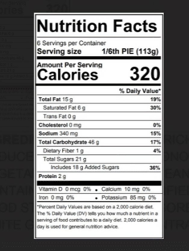 8-inch Cherry Pie, Baked, 24 oz Box