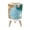Color 1, variant on Coastal Small Trash Can with Lid Vintage Beach Fish Anchor Geometric 1.8 Gallon Dog Proof Trash Can Round Garbage Can Waste Bin Wastebasket for Bathroom Bedroom Living Room