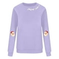 thumbnail image 6 of Christmas Shirts for Women 2025 Merry Christmas Santa Claus Sweatshirt Crew Neck Soft Sweatshirt Long Sleeve Merry Christmas Shirts, 6 of 6
